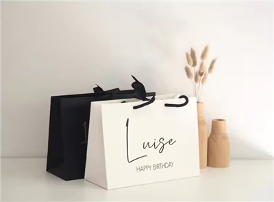 Özel Baskı Moda Lüks Alışveriş Çantası Geri Dönüşümlü Ambalaj Çantası Hediye Kağıt Çanta Saplı