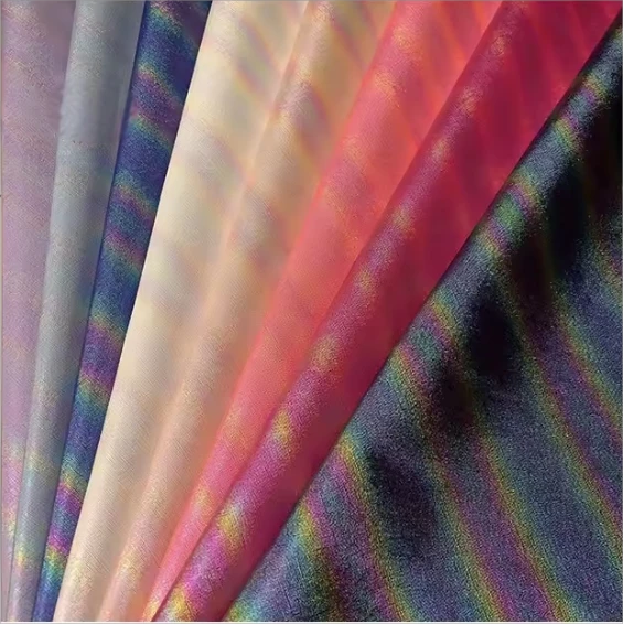 Toptan Parlak İridescent Holografik Lazer Yıldız PU Sentetik PU Deri Kadife Destek Dizüstü Bilgisayar Kapağı Çantaları Çantalar Yapımı İçin